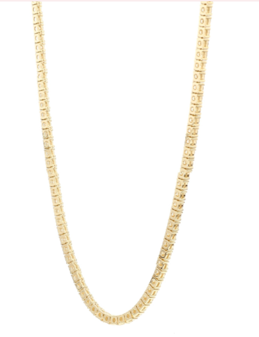 Tennis Necklace EF VS 14k/WG