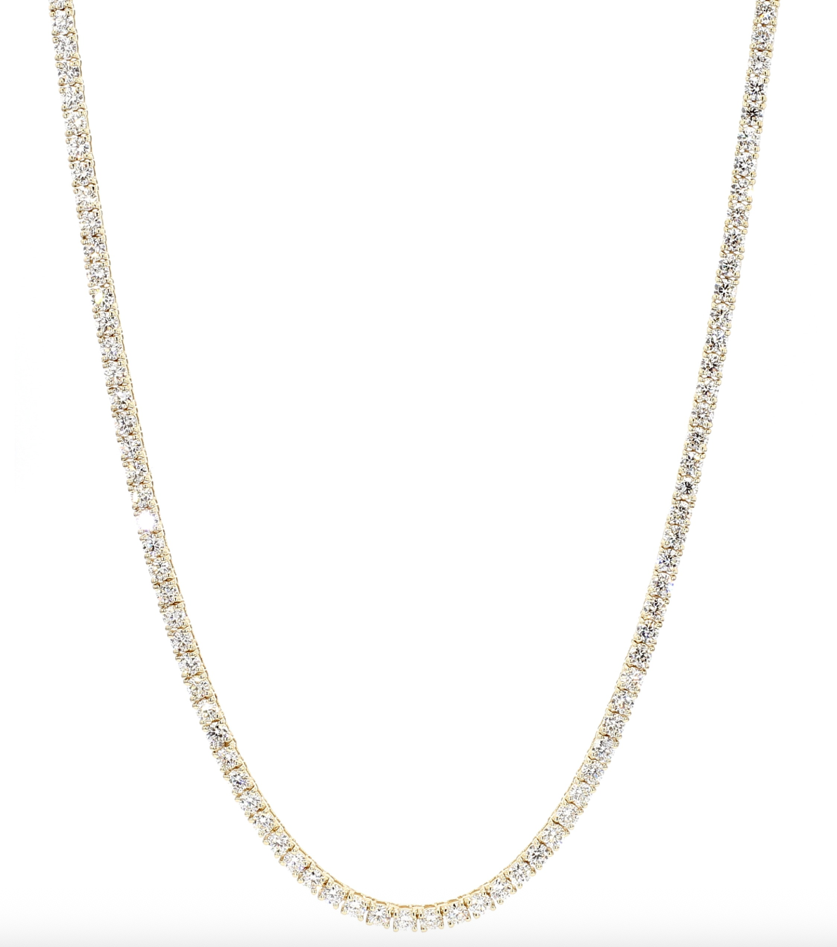 Tennis Necklace EF VS 14k/WG