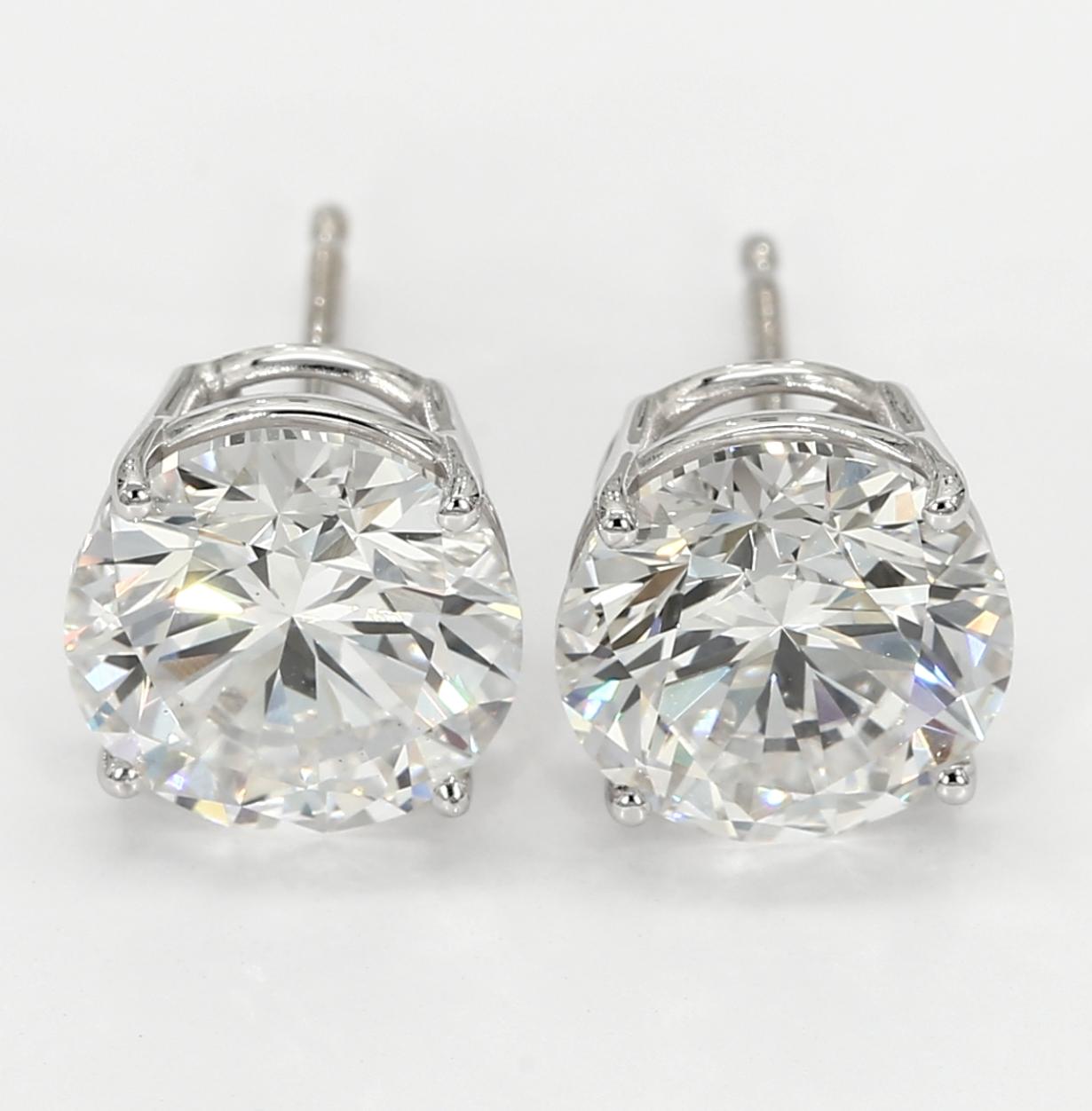 Basket Earrings EF VS 14k/WG Pushbacks